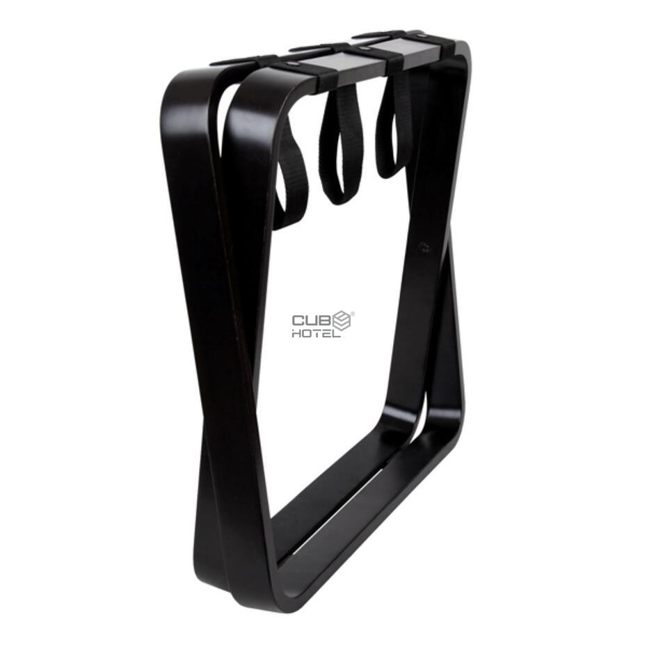 Suporte Malas de Madeira Faia Wenge Preto